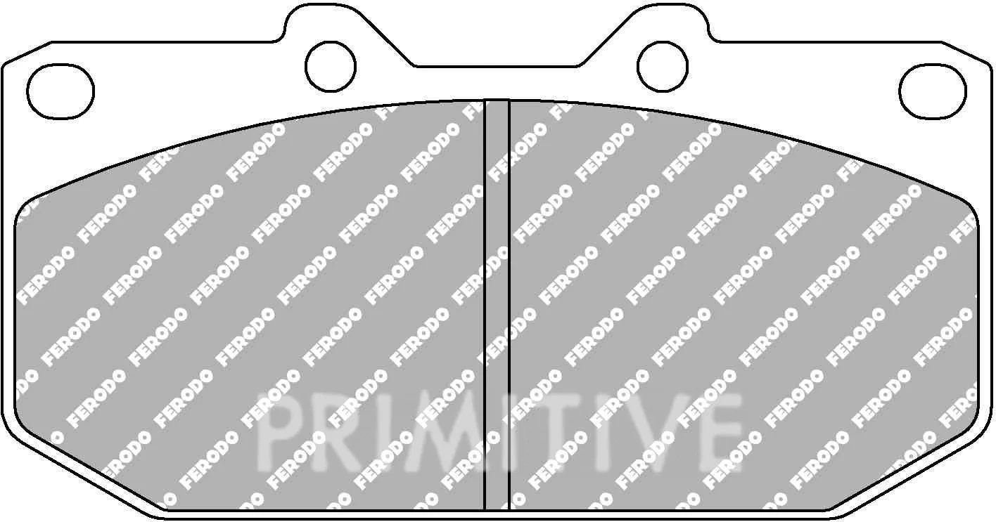 Ferodo DS3000 4-pot Front - Image 2
