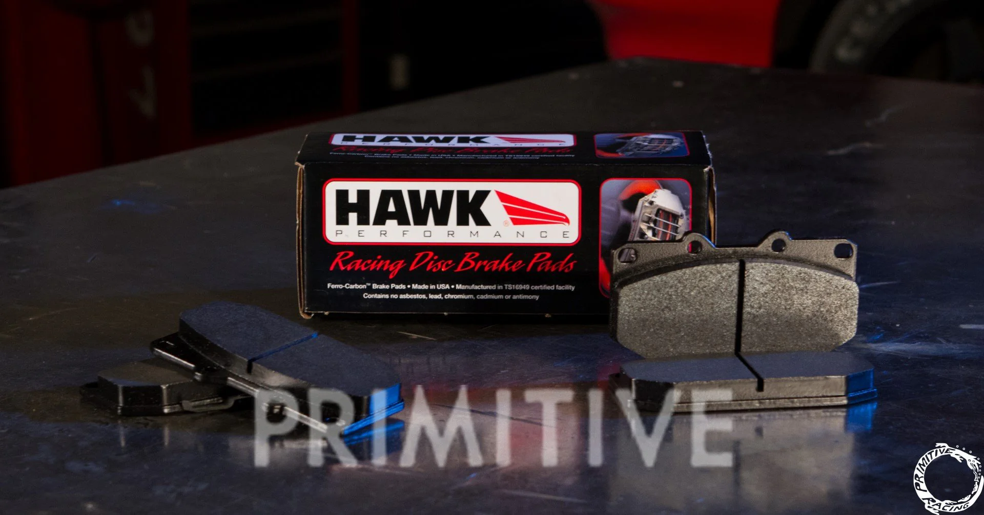 Hawk HP+ 4-Pot Front Brake Pads