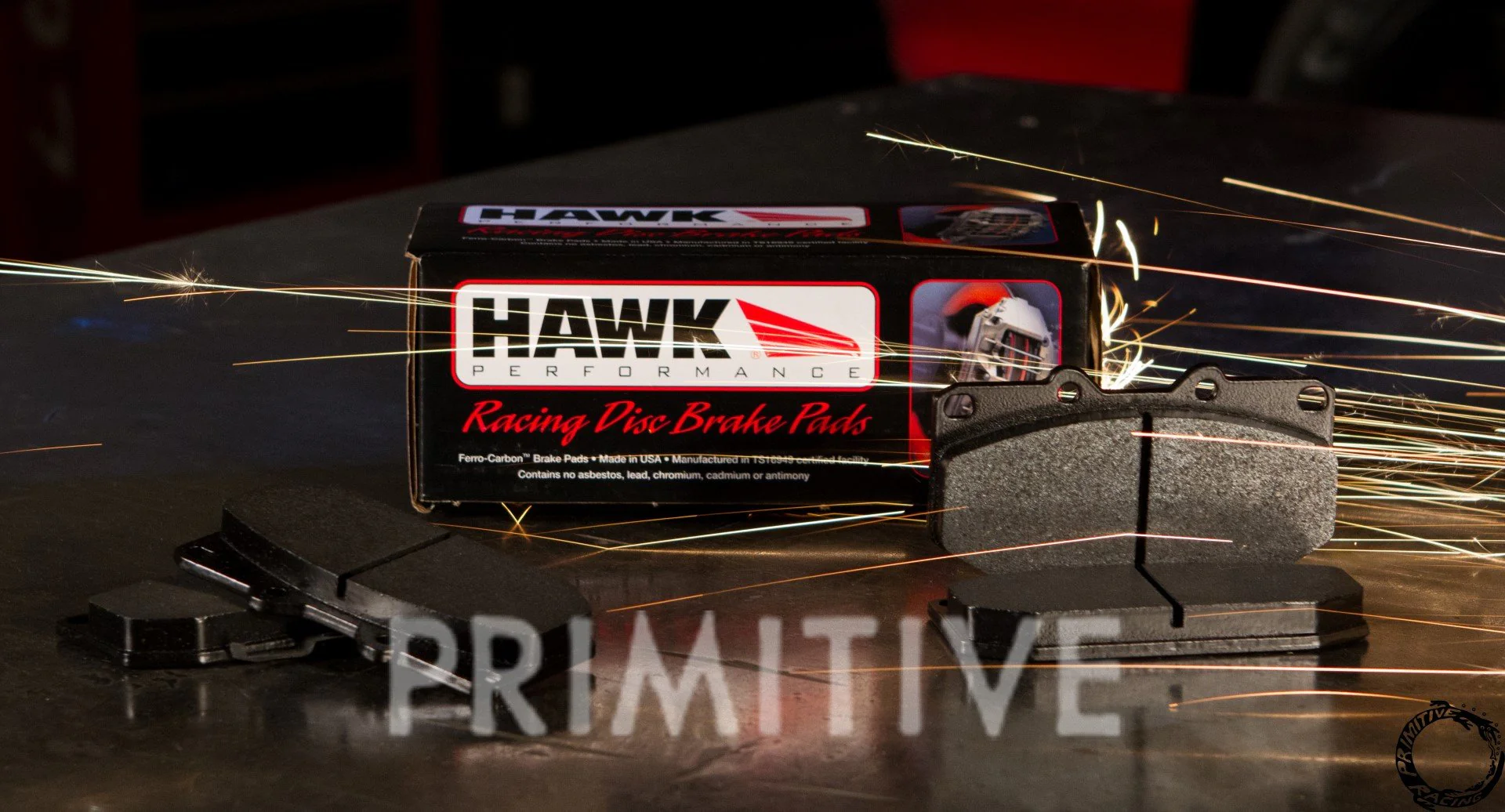 Hawk HP+ Small Tab Front Brake Pads