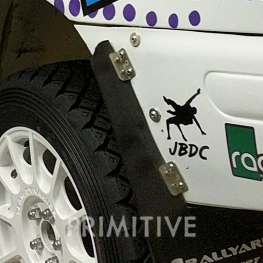 Rally mud flap mounting bracket kit