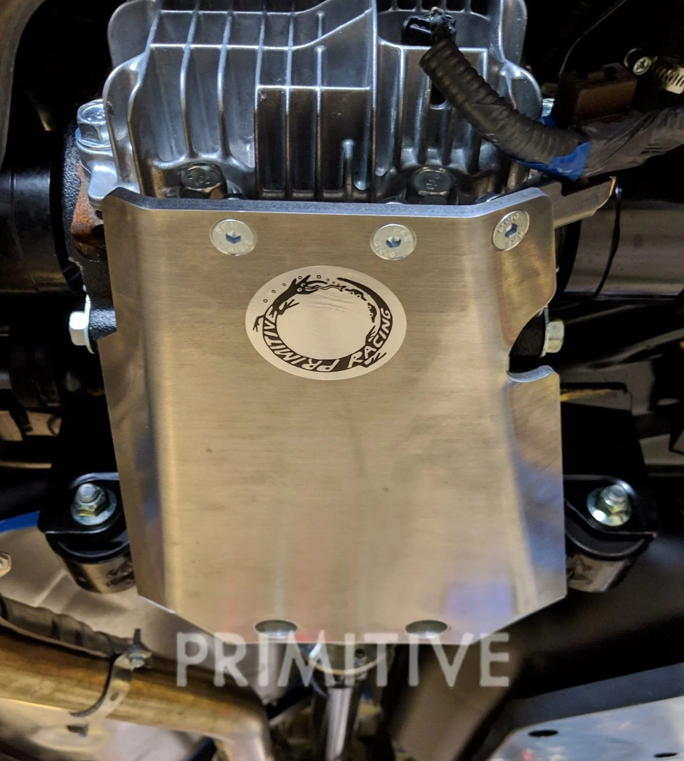 Uni Side Drain Rear Skid Plate - Image 2